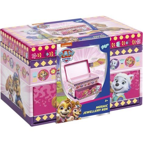 Set creativ DIY, Decoreaza propria cutie de bijuterii cu tematica Paw Patrol, Patrula Catelusilor - imagine 5